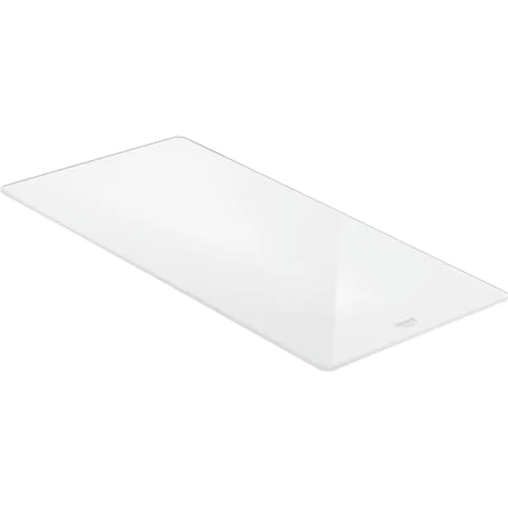 GROHE Glasschneidebrett (Material: Glas, bruchsicher, 450 x 240 x 19mm, L-Size), weiß, 40786L00
