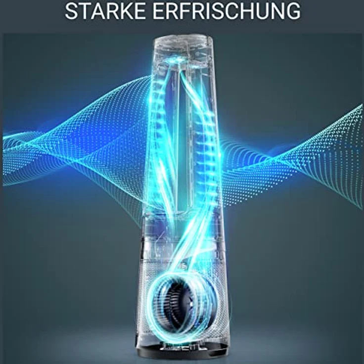 Rowenta QU5062 Eclipse 3in1 Luftreiniger | Heizlüfter | Ventilator | filtert 99,9% der Partikel | für 30 m2 Raumgröße | schnelle Heizung bis zu 35°C | automatischer Tag- und Nachtmodus | Schwarz/Grau – Bild 4