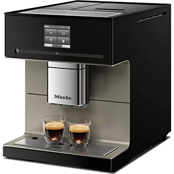 Miele CM 7550 Kaffeevollautomat (Smartphone bedienbar mit WiFiConnect, Kaffeemaschine mit vollautomatischer Entkalkung) schwarz, mit Milchsystem – Bild 2