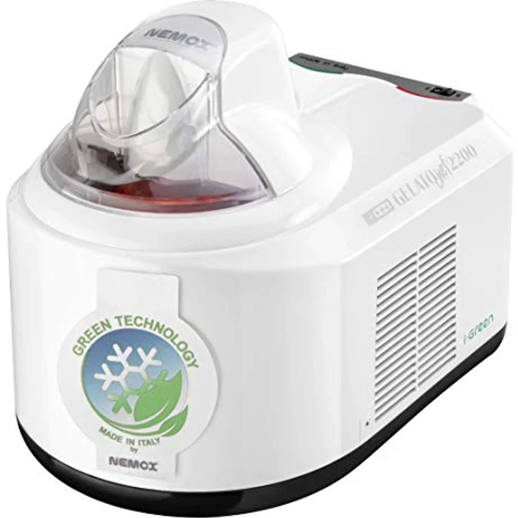 NEMOX Gelato Chef 2200 I-green Eismaschine mit Kompressor, Eis für 8-10 Personen, 800g Eis, weiß – Bild 6