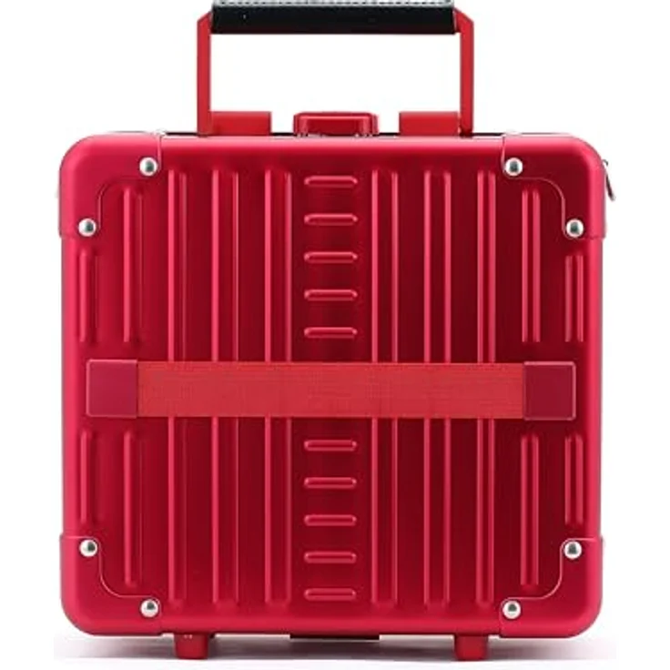 Aleon Diversity Beauty Case 10" Rot, aus Flugzeugaluminium mit wasserdichter Gummidichtung – Bild 4
