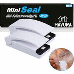 MiniSeal Mini Folienschweißgerät Vakuumierer Vakuumiergerät, Handschweißer Einschweißgerät Portabler Tüten Verschweißer [2er Set]
