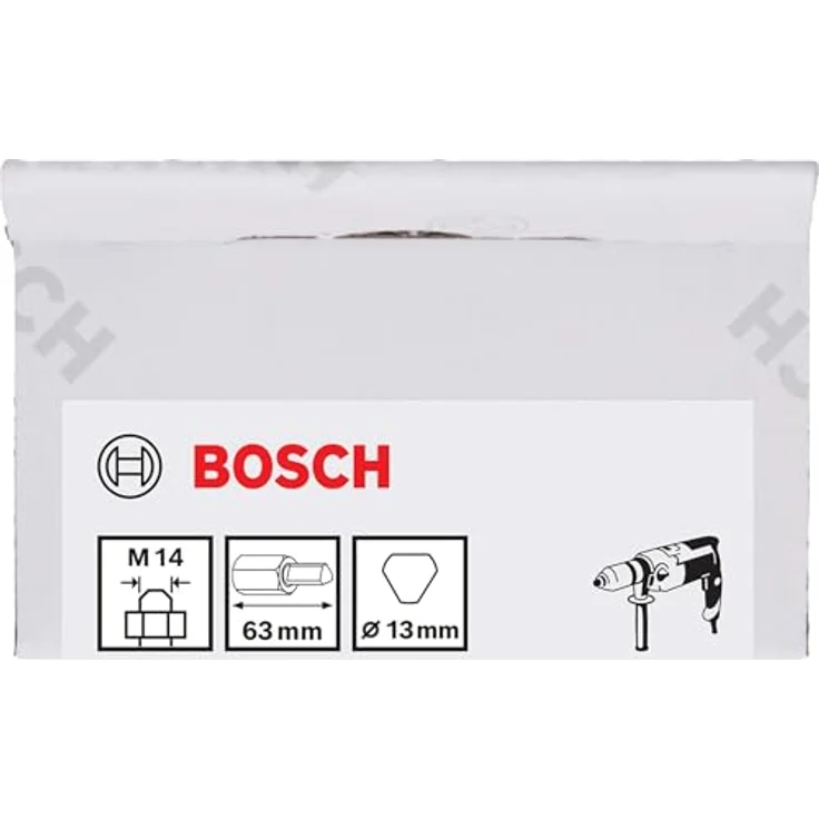 Bosch Rührkorb-Adapter für Dreibackenbohrfutter, Anpassung an M14-Innengewinde – Bild 2