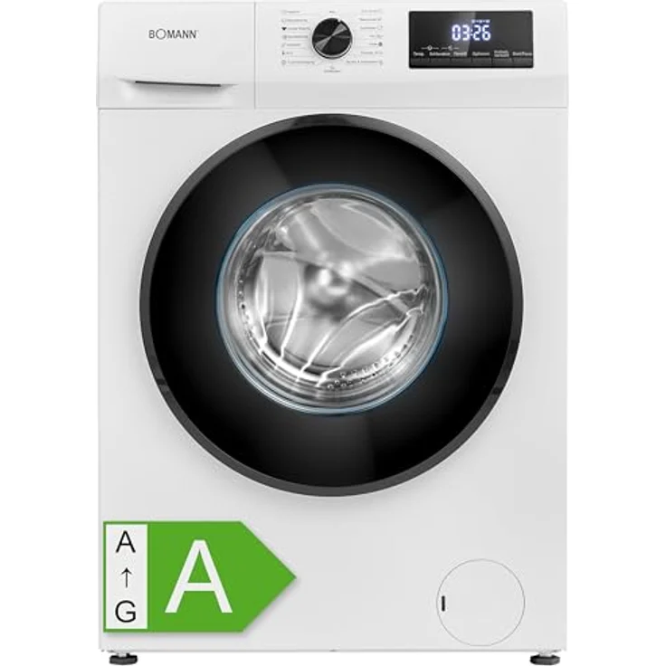 Bomann® Waschmaschine WA 7175 7kg 1400 U/min Invertermotor weiß – Bild 1