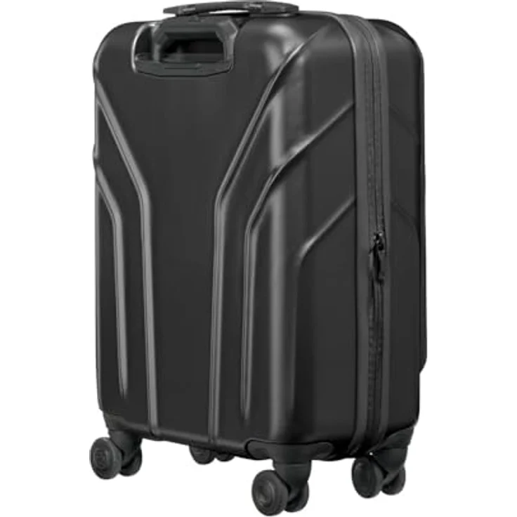WENGER Amplix Carry-On Hartschalenkoffer, erweiterbar, 36 (45) l, Laptop- und Tabletfach, Sicherheitsschloss, Schwarz, 653323 – Bild 5