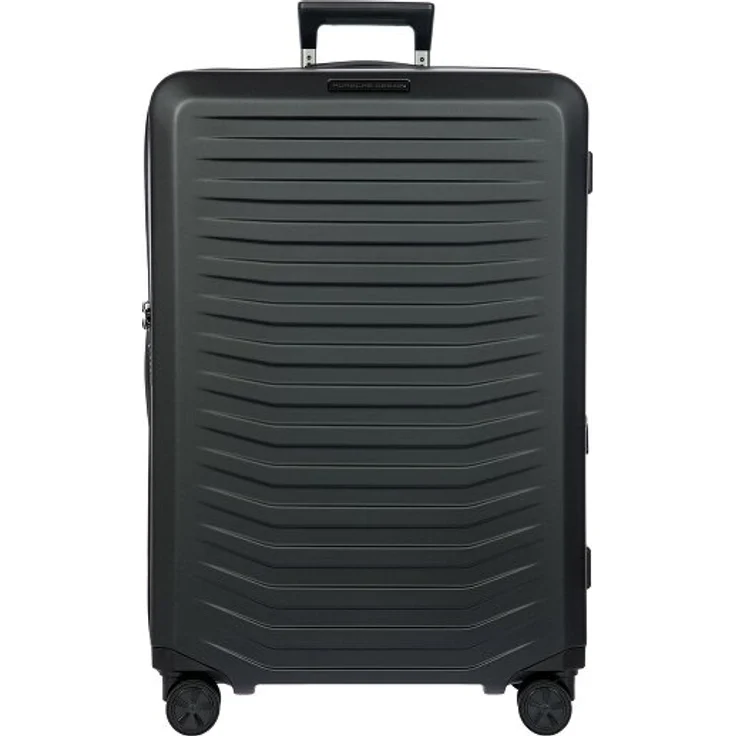 Porsche Design Roadster 4 Rollen Trolley L, 75 cm mit Dehnfalte, schwarz, 100% Polycarbonat