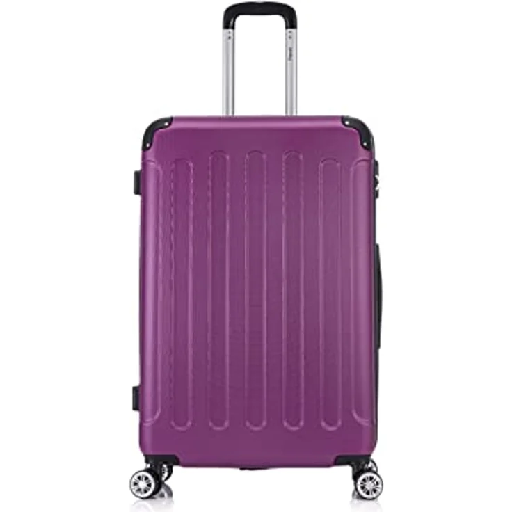 Flexot® Flex-2045 Koffer XL Aubergine, Zwillingsrollen, Hartschale - 16 Farben zur Auswahl – Bild 2