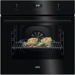 AEG BEK43511XB Backofen SurroundCook® Schwarz, 8 Backofenfunktionen, Multilevel Cooking, Aqua Reinigungsfunktion
