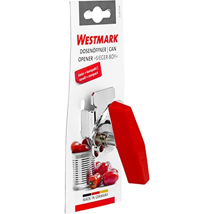 Westmark Dosenöffner, Länge: 7,8 cm, Stahl-Kunststoff, Sieger Boy, Rot, 12284470 – Bild 7