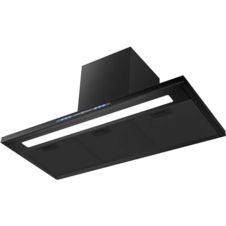 Wolkenstein Dunstabzugshaube WT3-90-A++BR | Touch Control | 90 cm | nur 66 dB | schwarz – Bild 4
