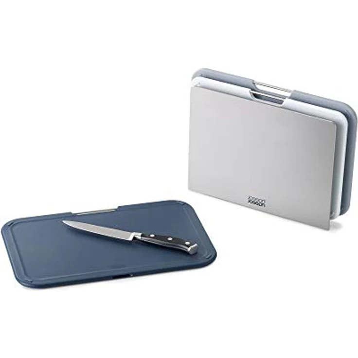 Joseph Joseph Nest - 3-teiliges Schneidebrett-Set, regulär - grau – Bild 3