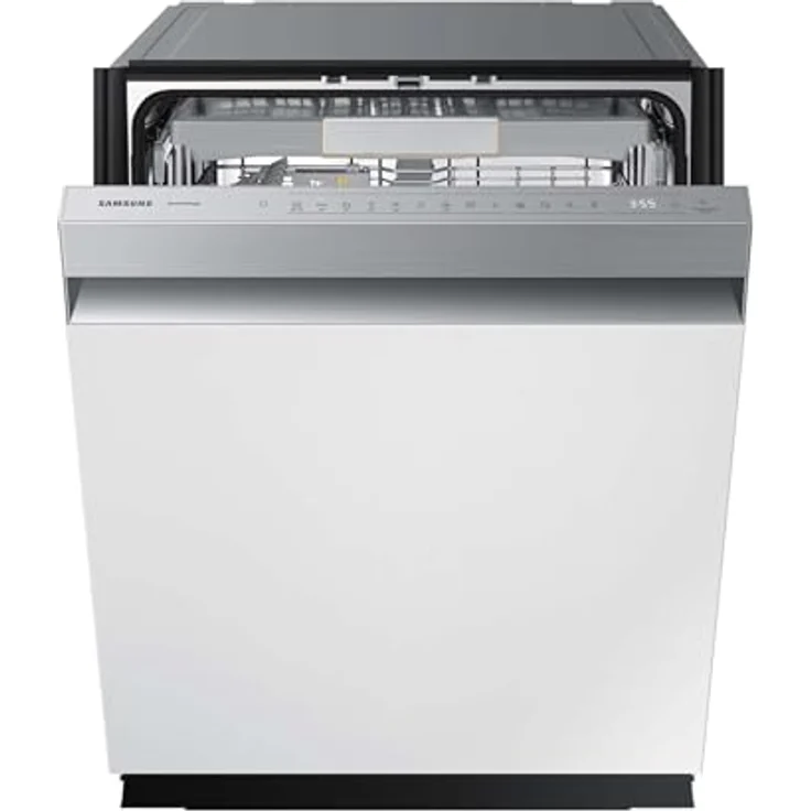 Samsung Geschirrspüler DW60CG880SSLEG, 60 cm, Teilintegrierbar, EEK: A, 14 Maßgedecke, WaterJet Clean, SmartThings AI Energy Mode, 43 dB(A), Weiß – Bild 1
