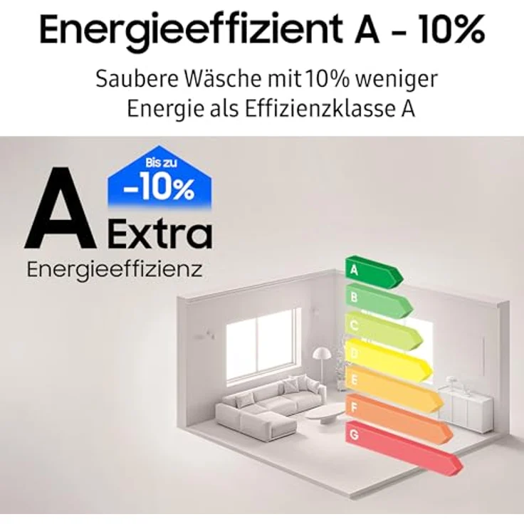 Samsung WW90DG5G34AEEG, Slim Waschmaschine mit 9 kg Kapazität, AI Ecobubble™, Super Speed Programm und SmartThings App – Bild 4