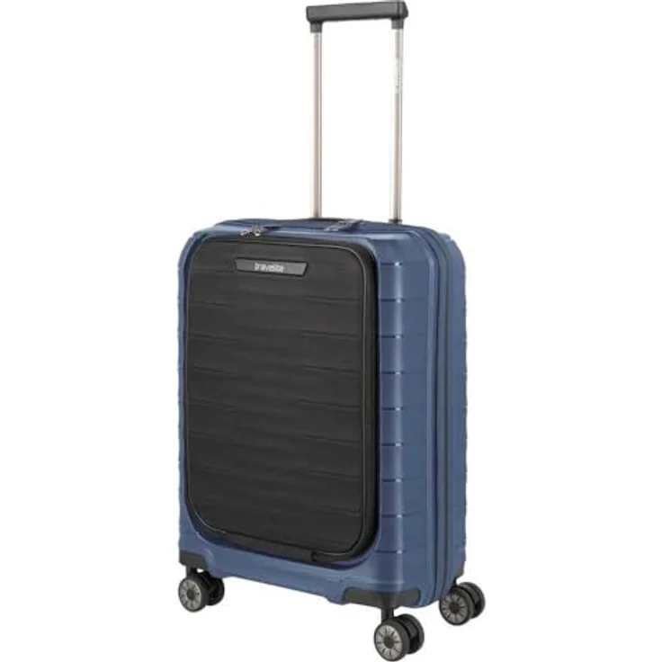 Travelite Mooby Kabinentrolley 55 cm, 4 Rollen mit Laptopfach, marineblau – Bild 3