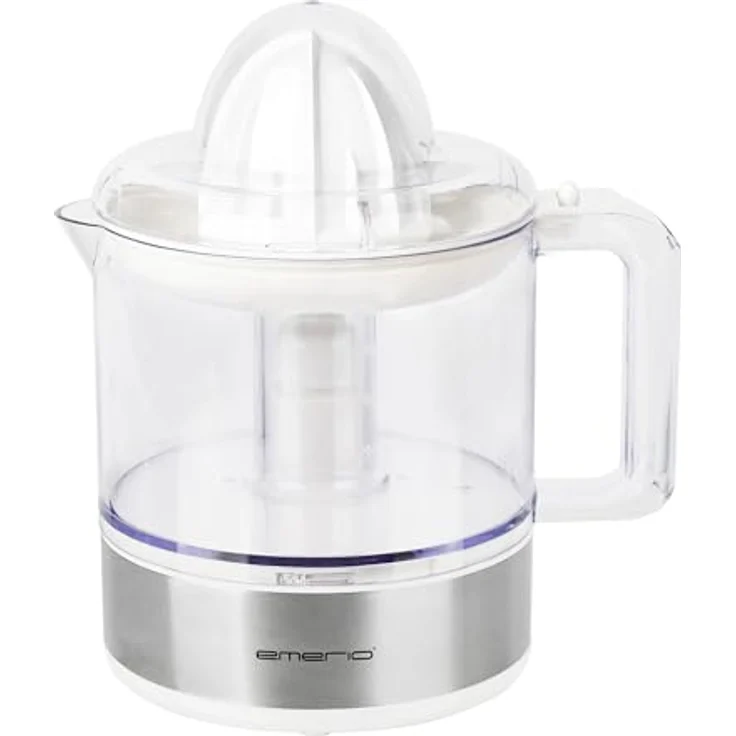 EMERIO elektrische Zitruspresse CP-131451, 800ml Saftpresse mit 2 Drehrichtungen, 2 Kegeln (groß und klein), spülmaschinengeeigneten Teilen und 1m Kabel – Bild 1