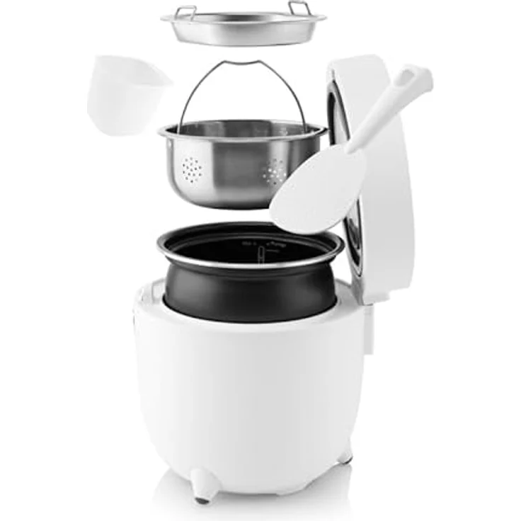 ETA Low Sugar Reiskocher FitRice I 500 W I 1,6 l Behältervolumen I 5 automatische Programme + Low Sugar Programm - bis zu 40% weniger Kohlenhydrate | Diabetiker | Figur – Bild 3