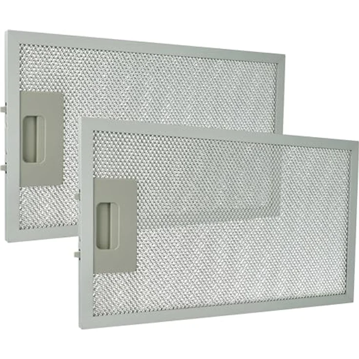 vhbw 2x Filter Metallfettfilter kompatibel mit Klarstein Lorea, Lorea 60, Lorea 90, 10028655, 10030099 Dunstabzugshaube, Aluminium, Zuverlässiger Ersatz-Filter für verbesserte Umluft in der Küche – Bild 1