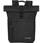 travelite BASICS Rollup Rucksack, Freizeit- und Arbeitsrucksack mit Laptopfach 15,6 Zoll, atmungsaktive Rückwand, in mehreren Trendfarben erhältlich