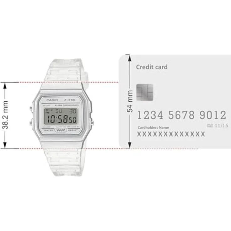 Casio Unisex Uhr F-91WS-7EF Resin weiß – Bild 7