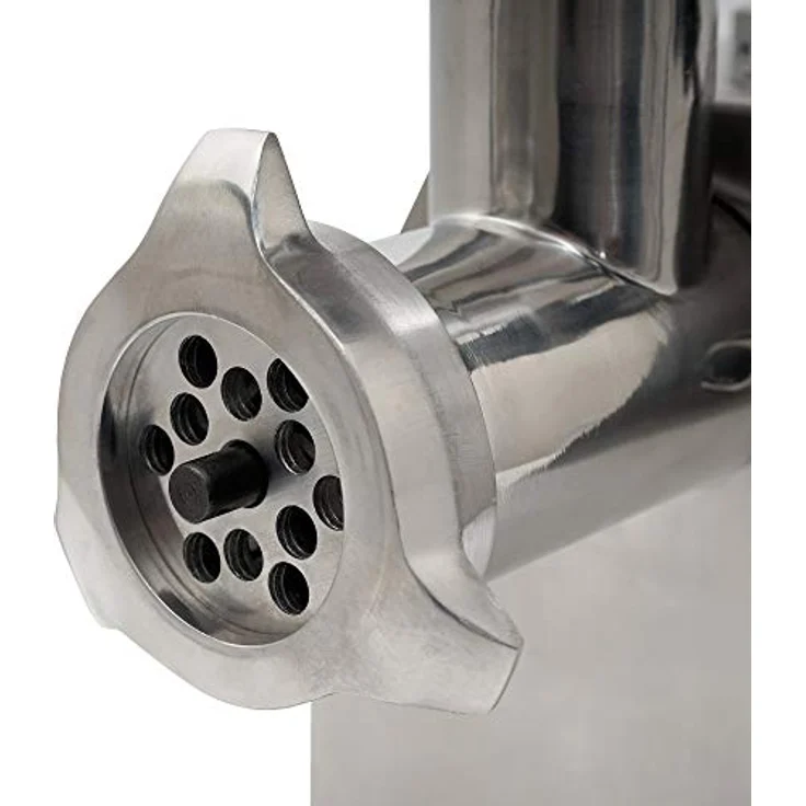 Zelsius Fleischwolf Profi Edelstahl elektrisch, 250W - 75kg/h, Wurstfüller - Edelstahl – Bild 4