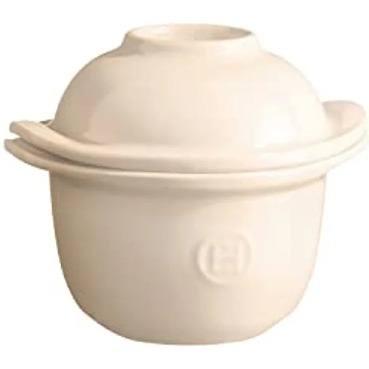 Emile Henry Egg Nest Eierkocher, Keramik für 1 bis 3 Eier, ideal zum Backen von weichgekochten Eiern