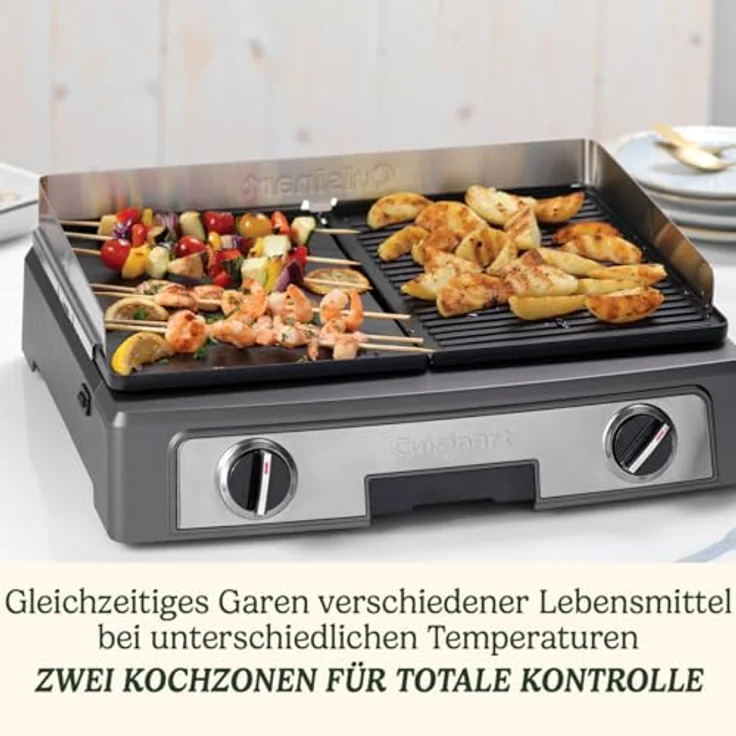 Cuisinart PL50E Tischgrill, Metall, Anthrazit – Bild 4