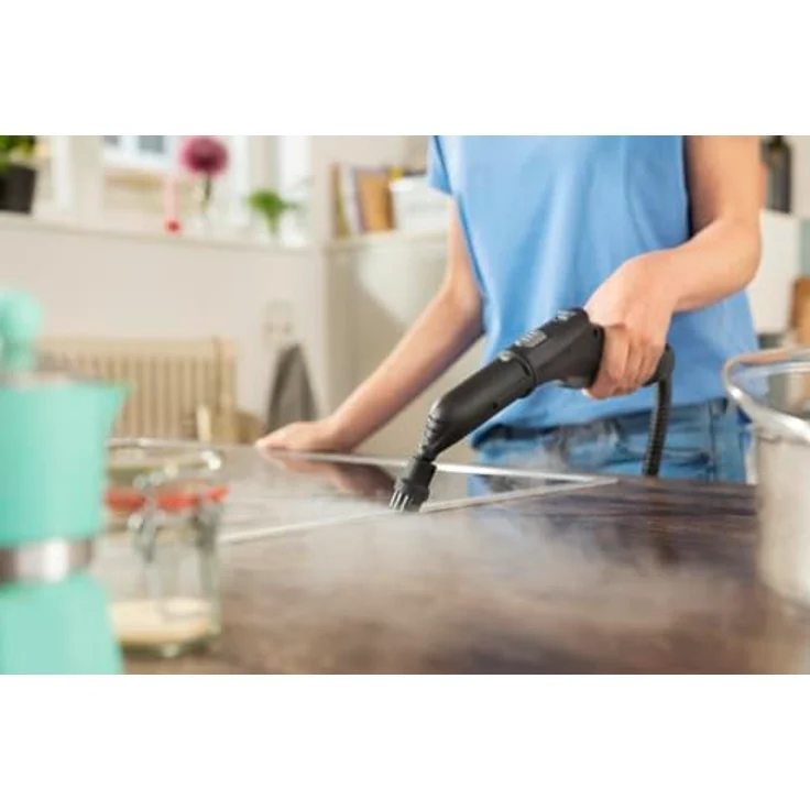 Karcher SC 3 Deluxe Textile Edition, Dampfreiniger mit nachfüllbarem Wassertank für kontinuierlichen Dampf – Bild 4