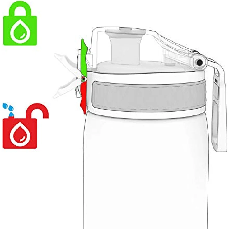Ion8 Auslaufsichere Kinder Trinkflasche, BPA-frei, Blau – Bild 3
