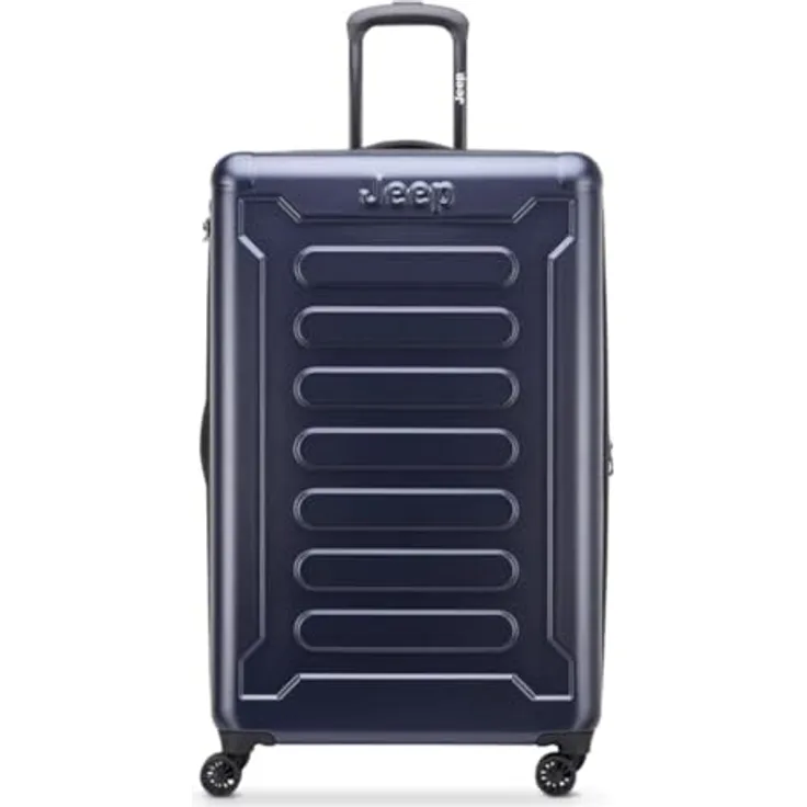 DELSEY JH004C Hartschalenkoffer, 75 cm, 100 l, navy, mit TSA-Schloss und Trolley-System