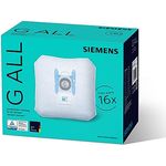 Siemens Hausgeräte VZ16GALL, Staubsaugerbeutel-Vorteilspack mit PowerProtect Vlies-Technologie für hohe Saugleistung