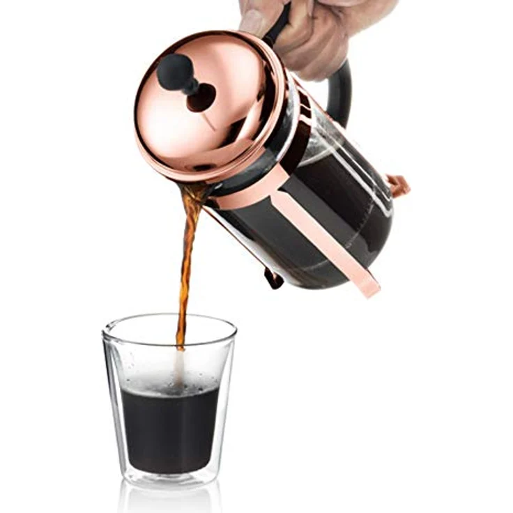 Bodum 1928-18 Chambord Kaffeebereiter, 1,0 L, 34 oz - Kupfer – Bild 5