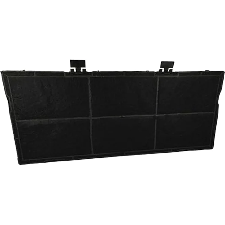 vhbw Aktivkohlefilter für Bosch DFL064W53, DED4652XMK00, DFR067A50 Dunstabzugshaube - Aktivkohle / Kunststoff / Filz-Vlies, schwarz – Bild 2