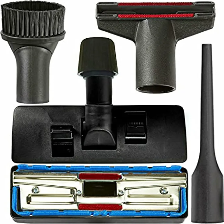 Maxorado Staubsauger Set Kombidüse Düse Bürste Bodendüse kompatibel mit arnica Bora 4000 Hydra Mila Lotus Tesla Terra Green Ternd Tayfun Rain Pro Fugendüse Ersatzteil Saugpinsel ersatzteile