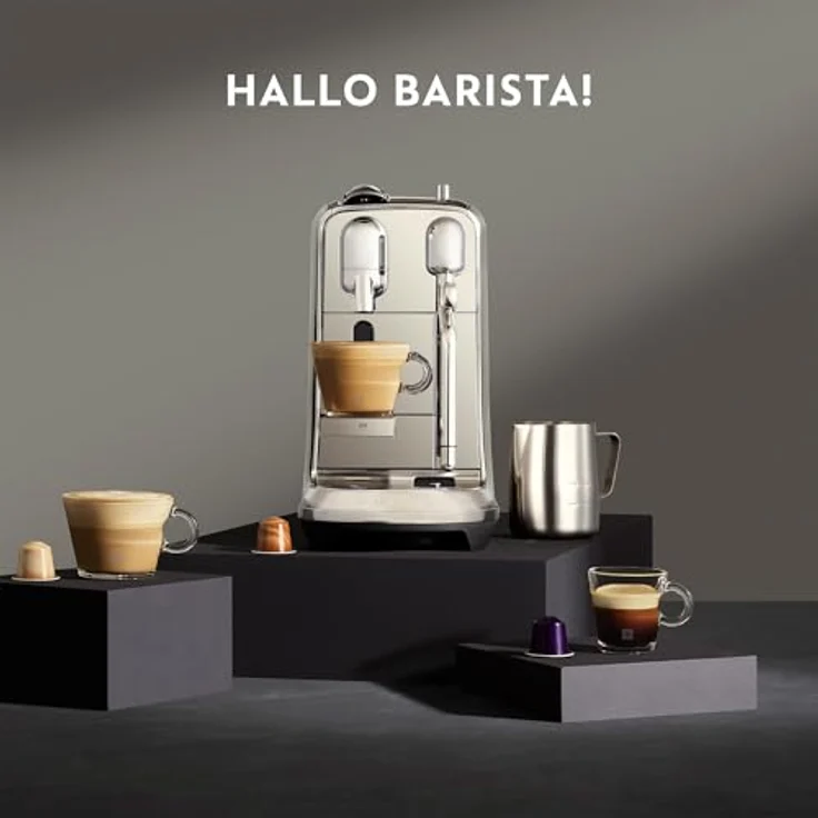 Sage SNE800BSS Nespresso Creatista Plus Brushed Stainless Steel Kapselmaschine mit Milchaufschäumer – Bild 4