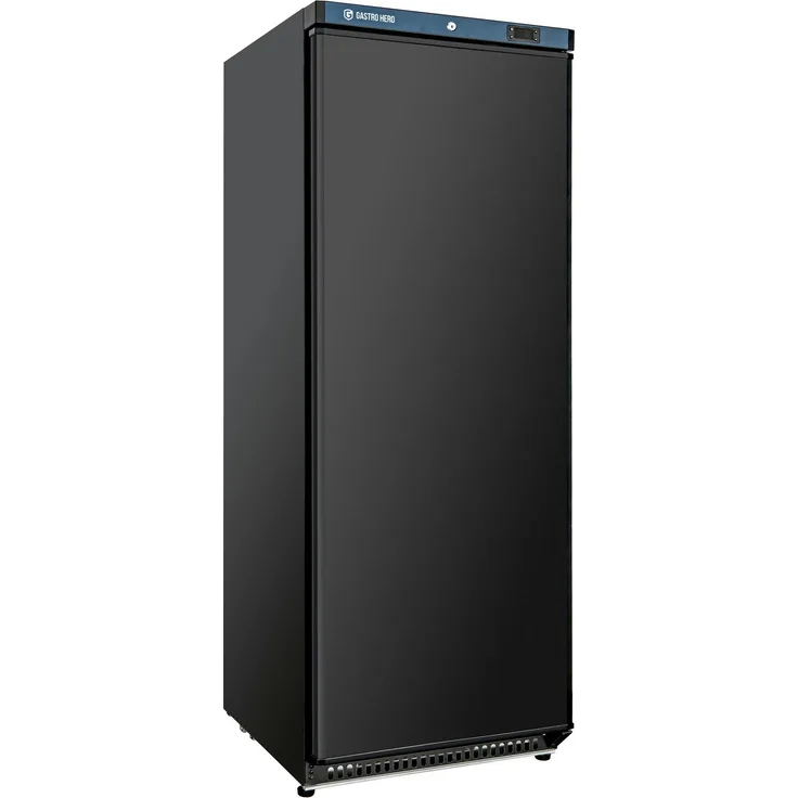 GASTROHERO Lagertiefkühlschrank 600, 562 Liter, Innenraum aus HIPS-Kunststoff, ventilatorunterstützte Umluftkühlung, schwarz