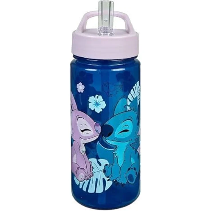 Lilo & Stitch Aero-Getränkeflasche, 500 ml, auslaufsicheres Design für Schule und Sport – Bild 1