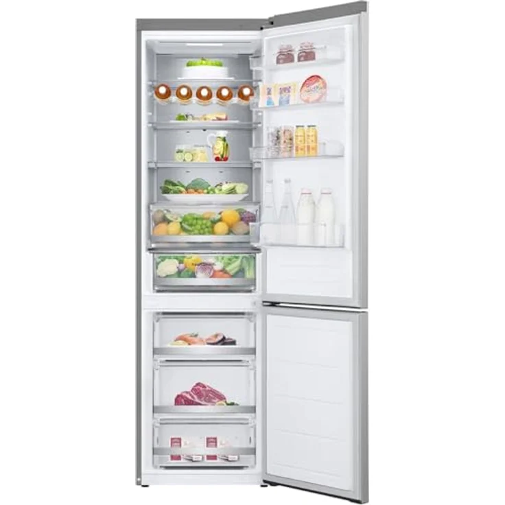LG GBV7270CPY Kühl-Gefrierkombination, 387 l, Fresh Zone Fach, Silber – Bild 4