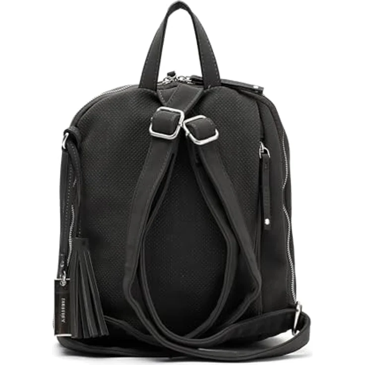 Suri Frey Romy Basic City Rucksack, 32 cm, grau, 100% Polyurethan, 28 cm x 15 cm x 32 cm – Bild 6