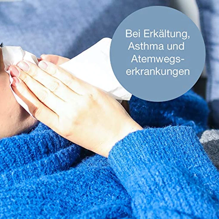 Sanitas SIH 52 Inhalator mit Schwingmembran-Technologie zur Behandlung von Atemwegserkrankungen wie Erkältungen und Asthma, tragbar und leise, für Erwachsene und Kinder geeignet – Bild 4