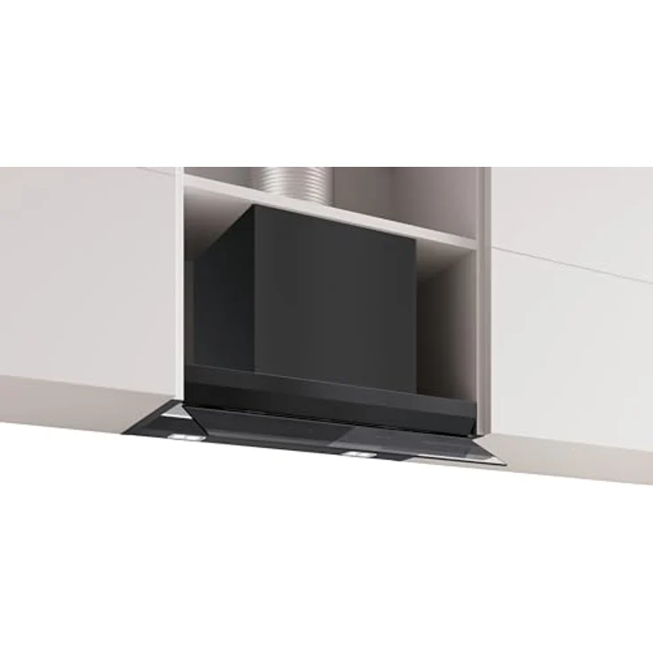 Bosch Serie 6 DBB67DP60, Integrierte Designhaube mit Eco Silence Drive, 60 cm, Klarglas schwarz bedruckt, Mattschwarz, Home Connect Funktionen – Bild 2