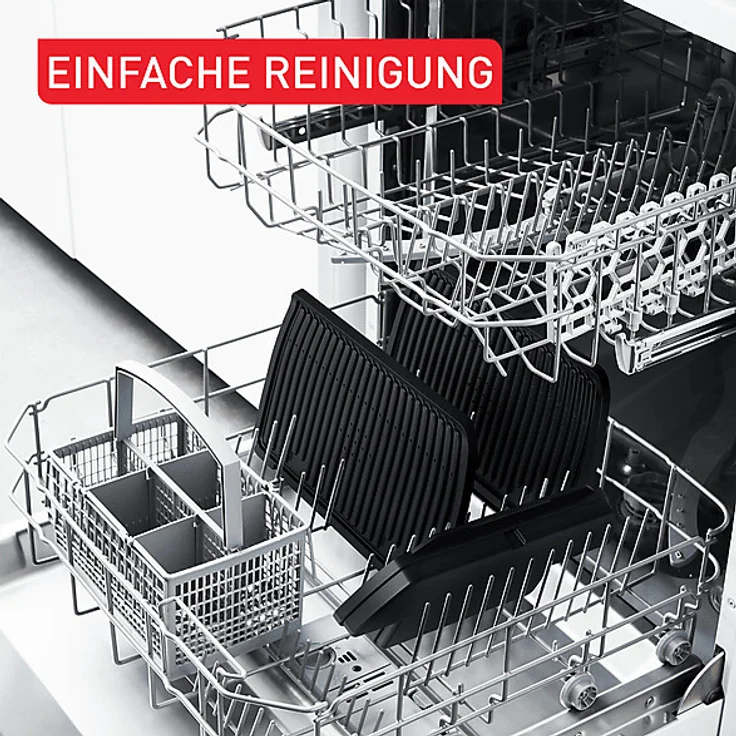 TEFAL GC728D OptiGrill+ XL, intelligenter Kontaktgrill, 9 Programme, automatische Garstufenanpassung, spülmaschinenfest, große Grillfläche – Bild 4