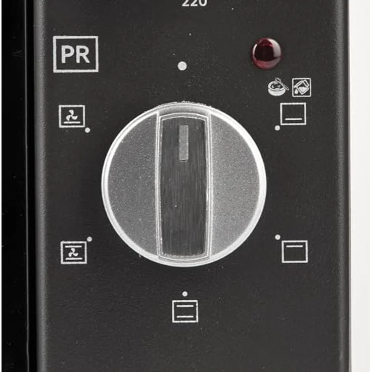 G3 Ferrari G10147 Elektrischer Backofen "Rostò Titanium 37", 1300 W, 37 Liter, 40 - 280 °C, Anthrazit – Bild 4