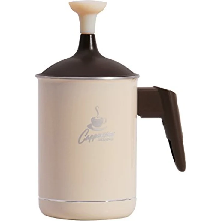 PEDRINI 02CF043 Milchschäumer, Aluminium, Gelb, 11 cm – Bild 3