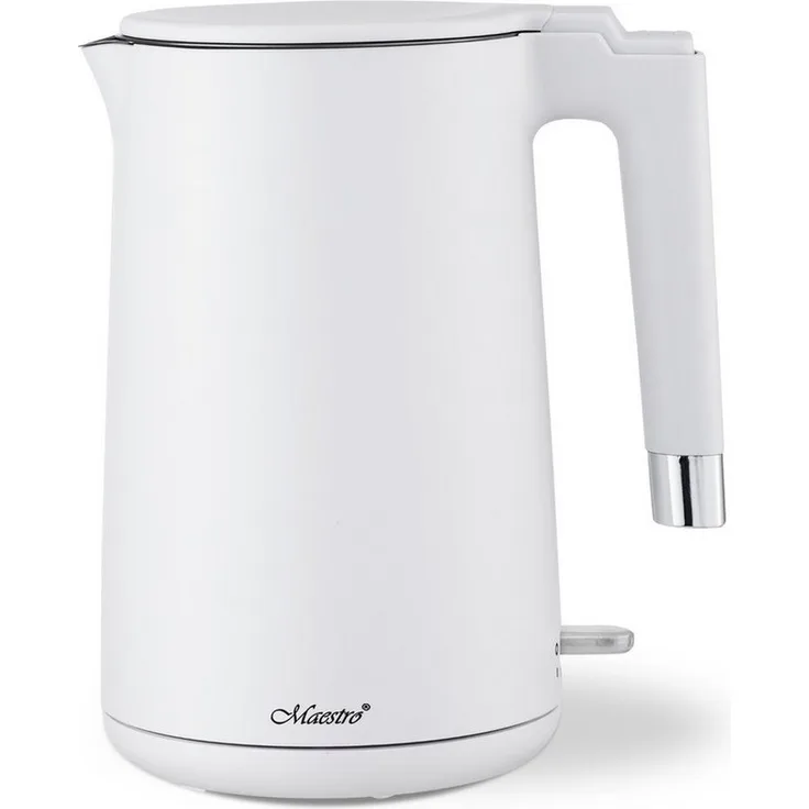 Feel Maestro MR-026 Wasserkocher, 1,7 l, 1800 W, Edelstahl, automatische Abschaltung, kühl gehautschtes Gehäuse