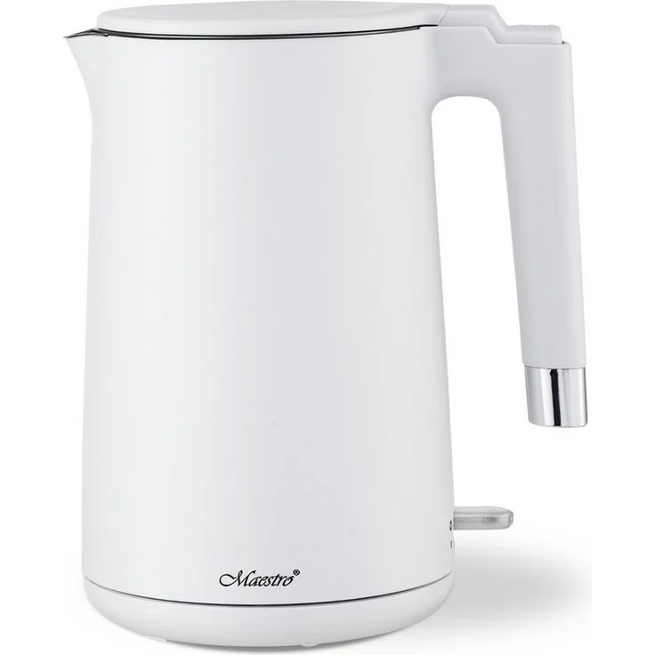 Feel Maestro MR-026 Wasserkocher, 1,7 l, 1800 W, Edelstahl, automatische Abschaltung, kühl gehautschtes Gehäuse