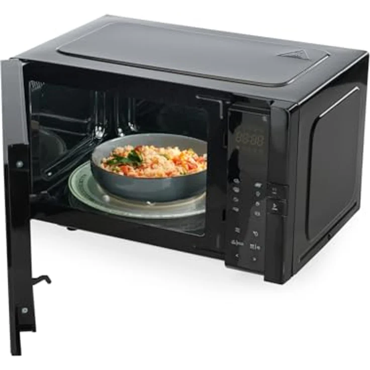 Hisense H25MOBS4HGI Mikrowelle / 25 L / 900W / InverterTech / Grill Combo / Premium gehärtetes Glas / Schwarz – Bild 2