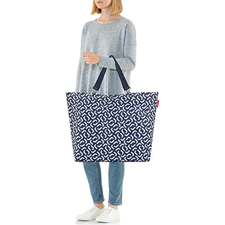 reisenthel Einkaufshilfe Shopper XL Signature Marineblau/Weiss, Mehrfarbig – Bild 5