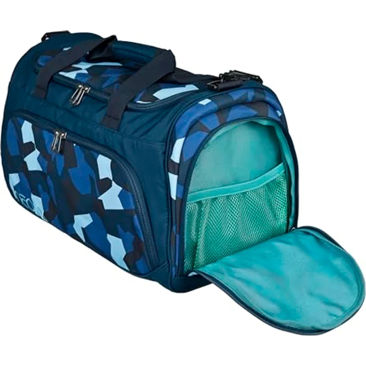 neoxx Sporttasche Move, Camo Nation, 25 Liter Volumen, teilweise aus recyceltem Material, Schuhfach, wasser- und schmutzabweisend – Bild 3