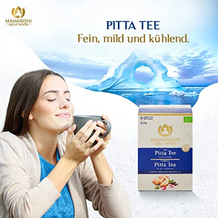 Maharishi Ayurveda Pitta Tee Bio, ayurvedischer Gewürztee im Teebeutel, 22,5 g aus kontrolliertem ökologischem Anbau – Bild 3