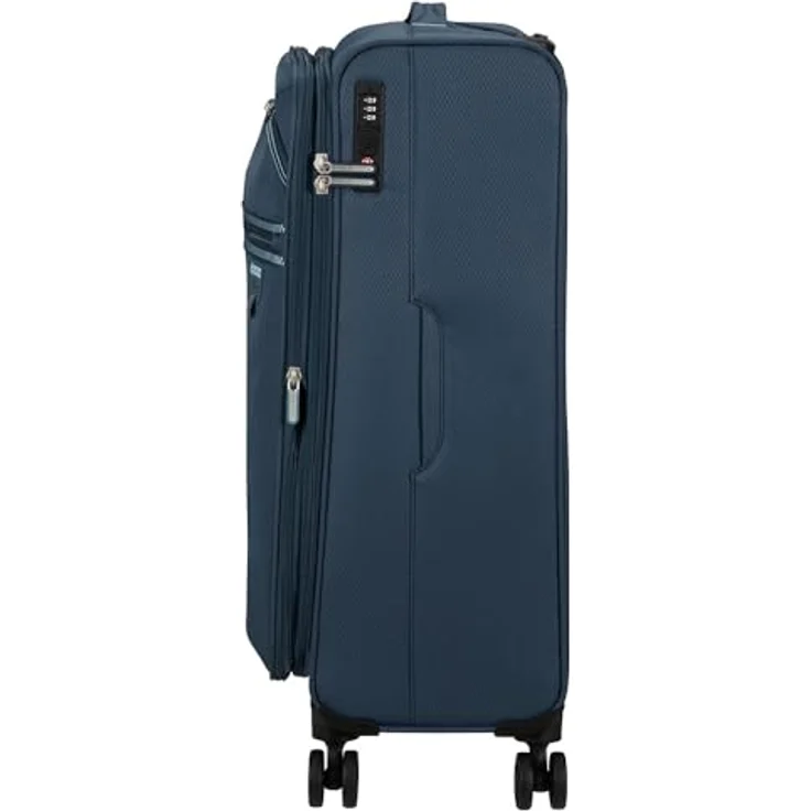 American Tourister AEROSPIN Trolley, Unisex Koffer mit TSA Lock, Indigo – Bild 4